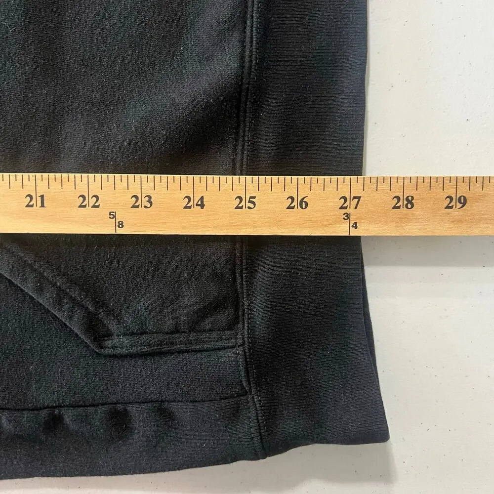 Patagonia P-6 Logo Uprisal Hoodie Mens Medium Black Pullover Sweatshirt